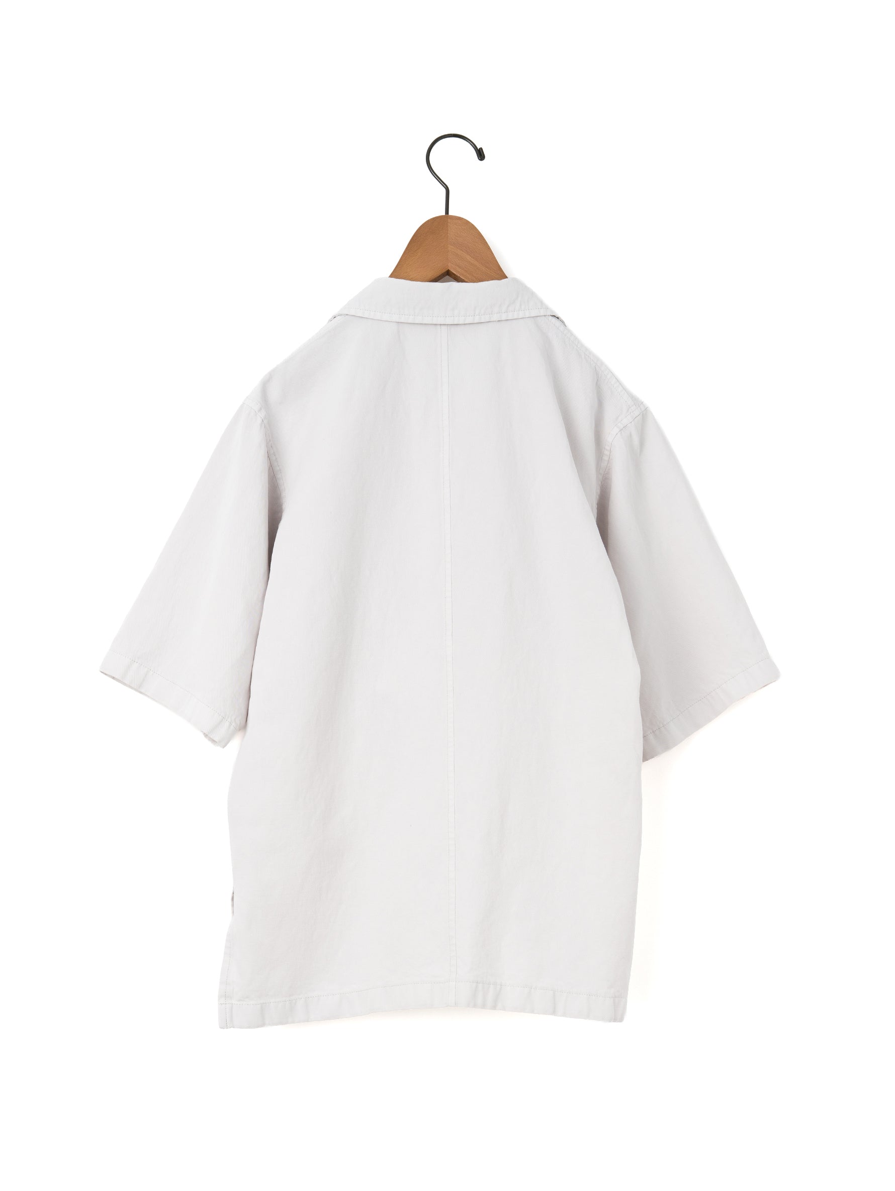 BOWTE | COTTON LINEN BOILE PIECE DYED OPEN COLLAR SHIRTS 261-01-0005