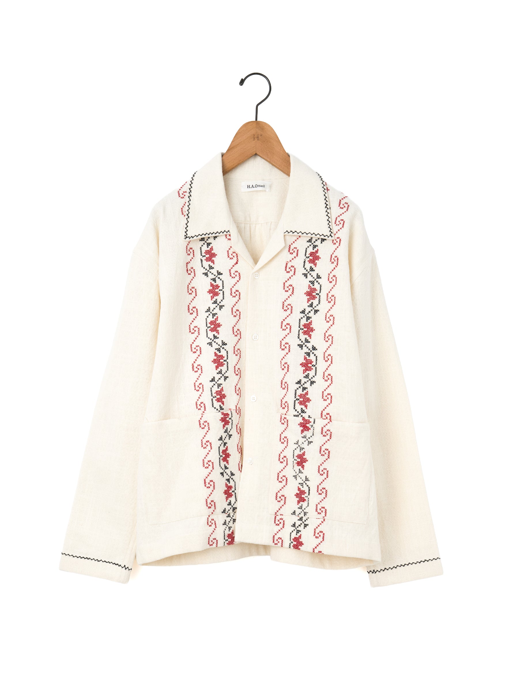 H.A.Owell | Embroidery Shirt S26TP003