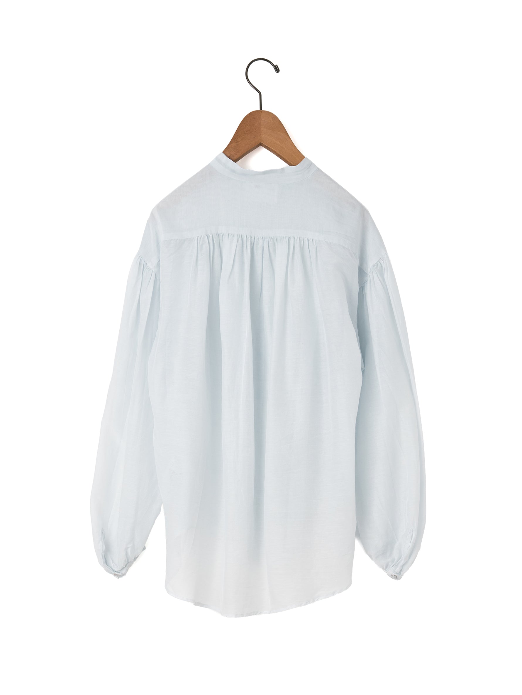 enrica | 福井染め シルクギャザーブラウス BLOUSE 148-21