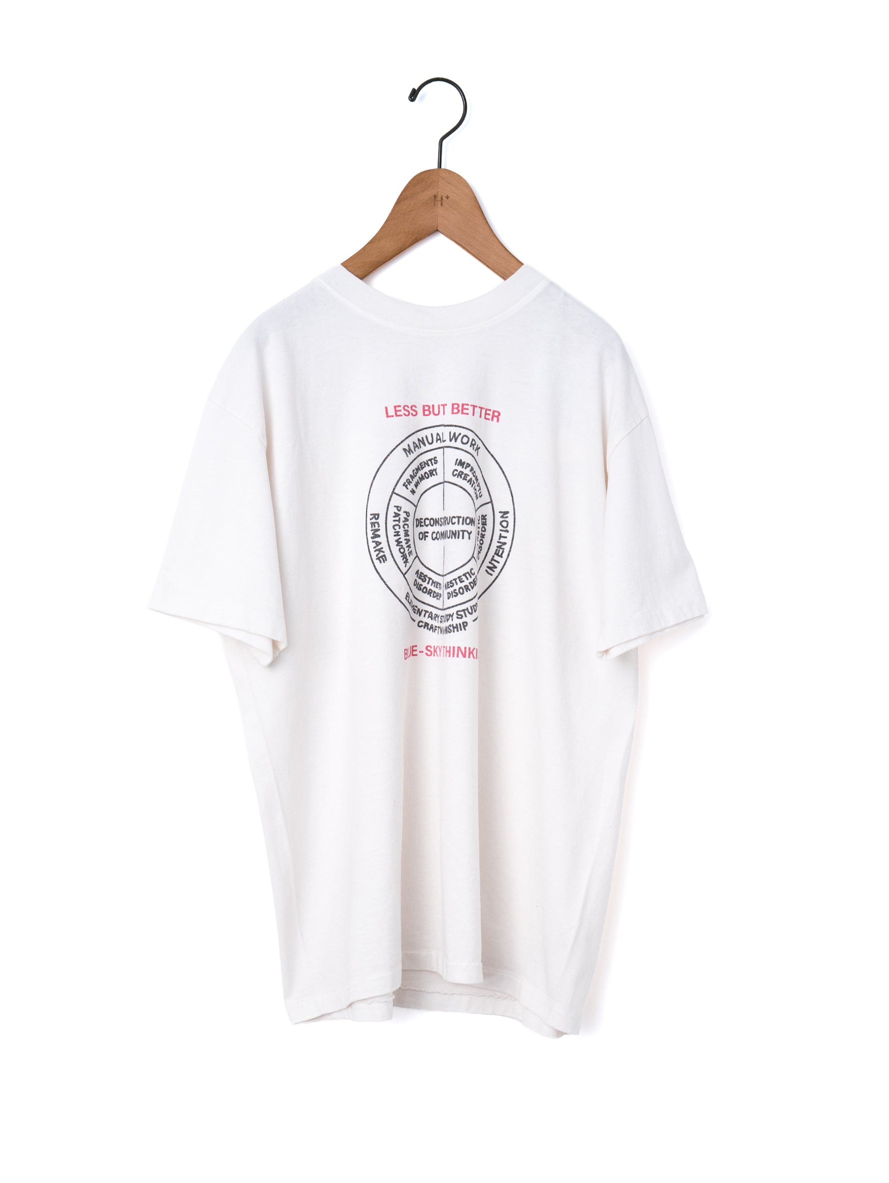 KURO | 17/-ROUND SHAPE DYED TEE 