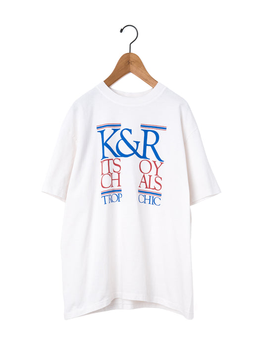 KURO | 17/-ROUND SHAPE DYED TEE "K&R-Kitsch&Royals" 964274
