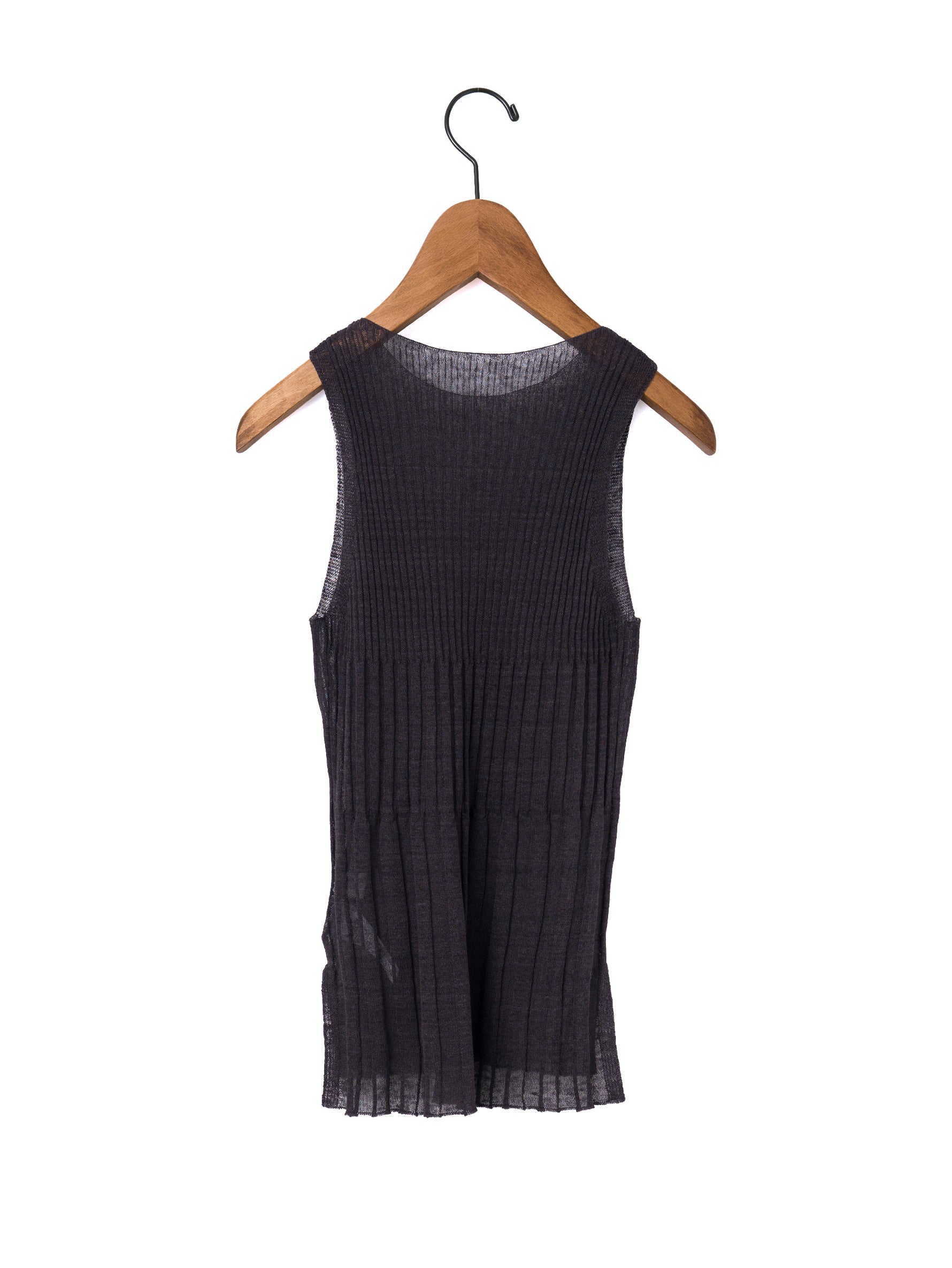 enrica | リネンリブノースリーブニットKNIT 232
