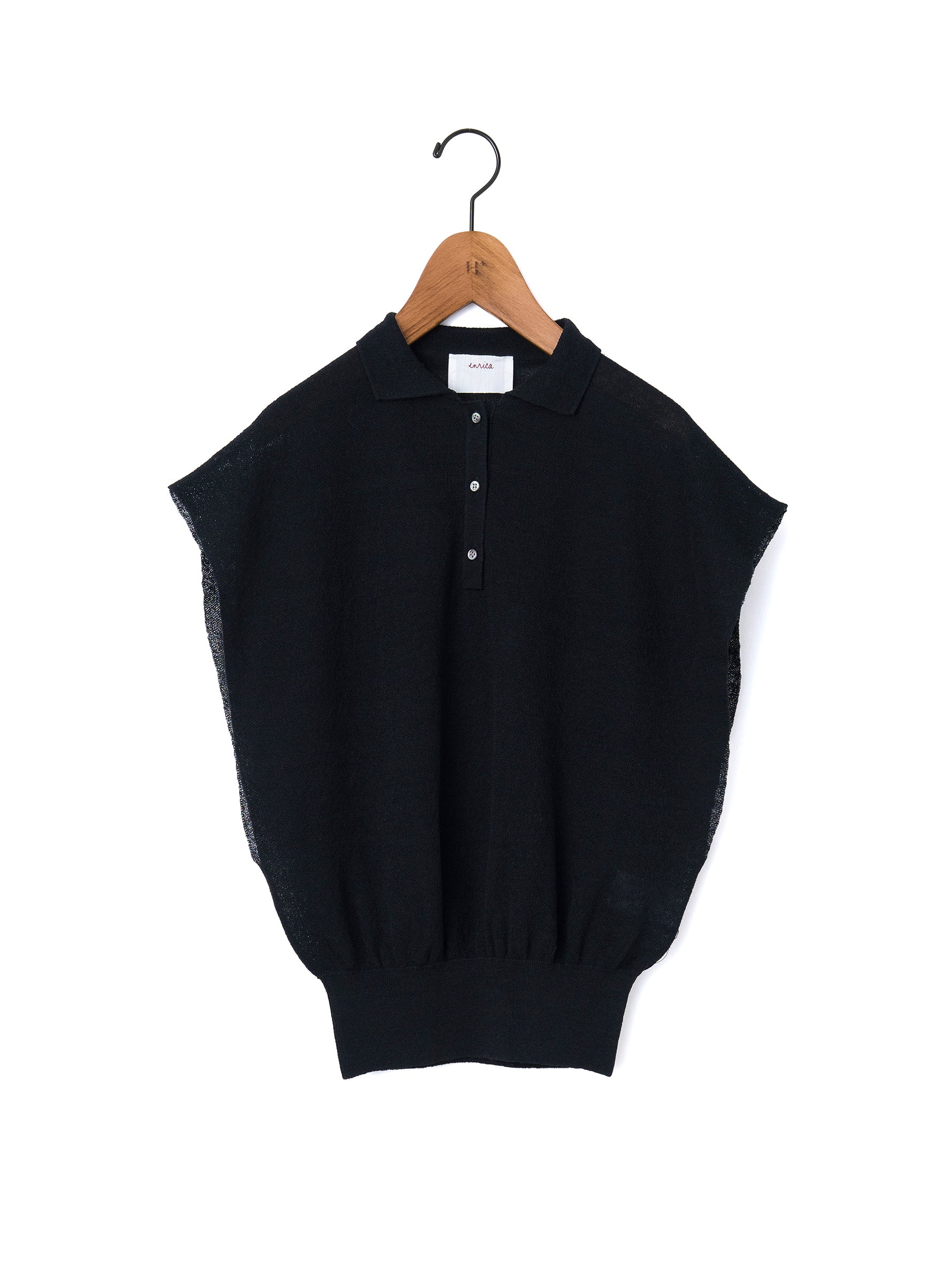 enrica | 襟付きスリーブレストップス KNIT 267