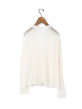 enrica | 細番手ウール Vネックカーディガン KNIT 268