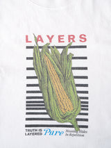 KURO | 17/-ROUND SHAPE DYED TEE "LAYERS" 964275
