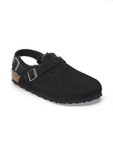 BIRKENSTOCK | トキオシアリングスエードファーサンダル Tokio Shearling LEVE Black LAF 1028328
