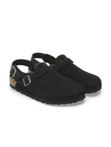 BIRKENSTOCK | トキオシアリングスエードファーサンダル Tokio Shearling LEVE Black LAF 1028328