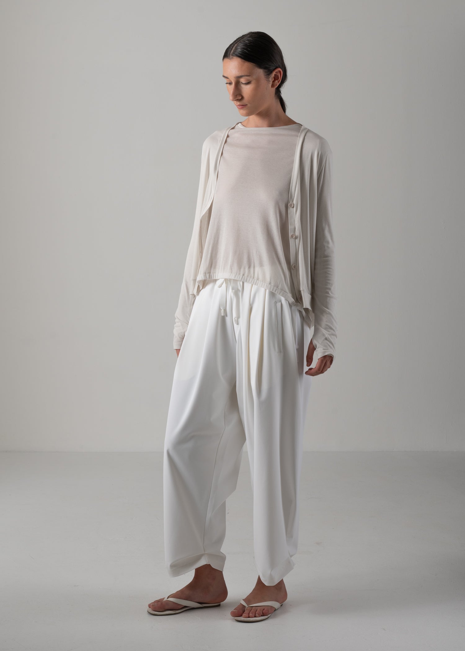 COGTHEBIGSMOKE | NIRVANA TUCKED HEM TROUSERS 14602-246-1414-1