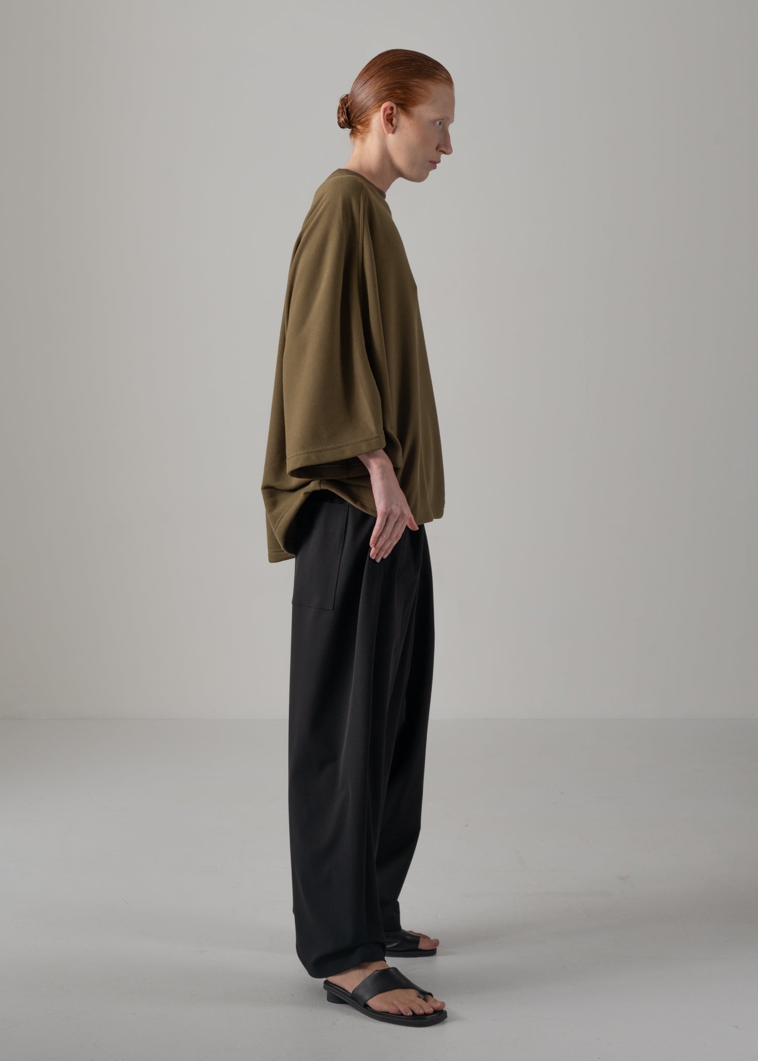 COGTHEBIGSMOKE | NIRVANA TUCKED HEM TROUSERS 14602-246-1414-1