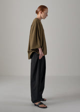 COGTHEBIGSMOKE | NIRVANA TUCKED HEM TROUSERS 14602-246-1414-1