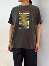 KURO | 17/-ROUND SHAPE DYED TEE "LAYERS" 964275