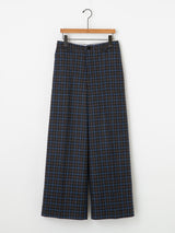 CHLOE STORA | チェック柄パンツ PANTALON OLIVER