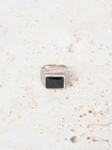 GEROCHRISTO | Ring in sterling silver Black onyx 20343