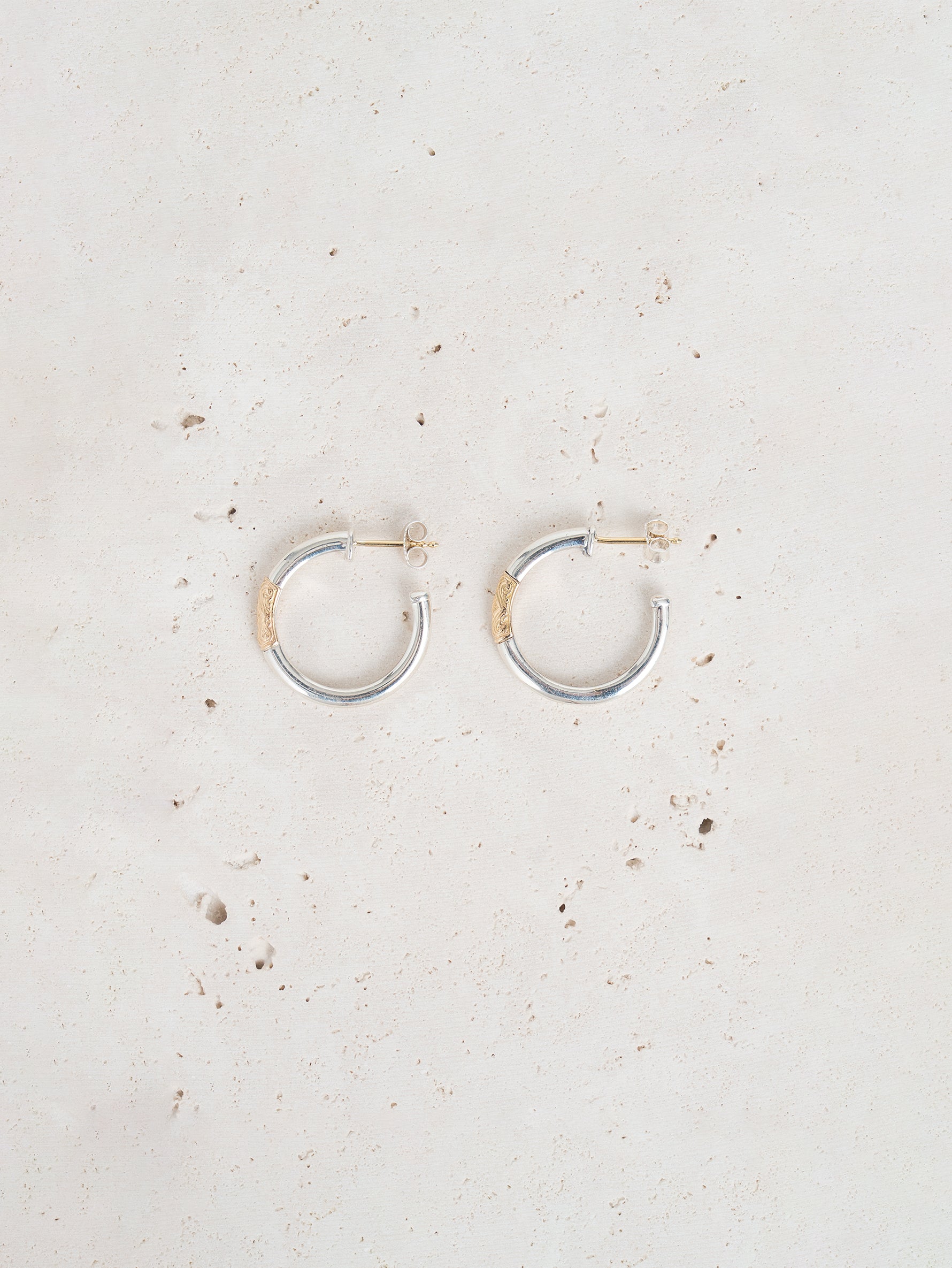 GEROCHRISTO | Earrings in 18K Gold and sterling silver 925 10067