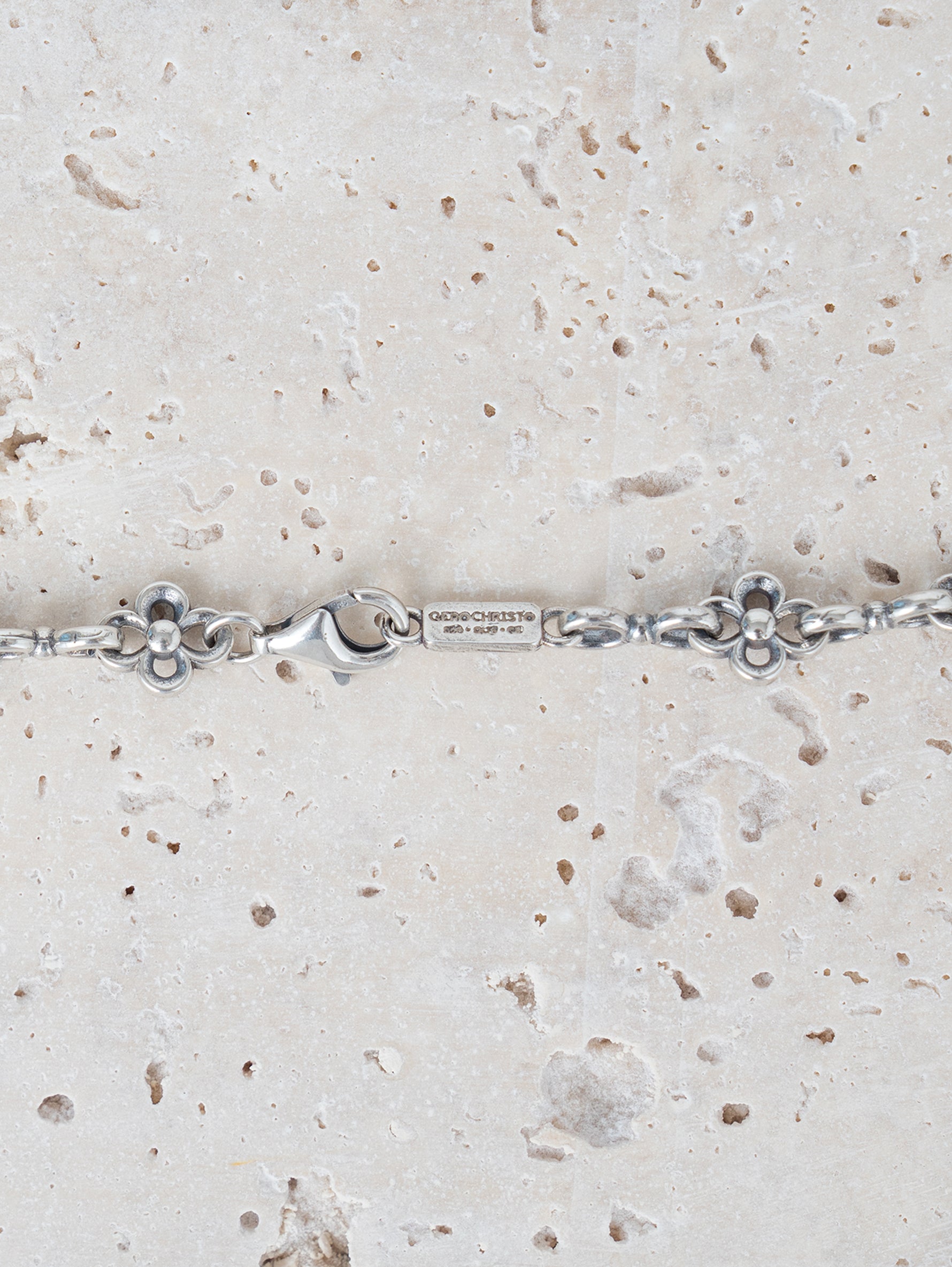 GEROCHRISTO | The Flower Chain handmade in Sterling Silver 925 / 45cm 4106