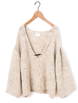 enrica | ROW WOOL Vネックプルオーバー