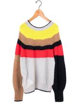 enrica | シルクモヘヤボーダーウールニットプルオーバー