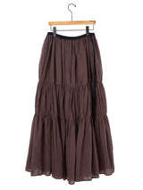 enrica | シャンブレーロング丈ティアードスカート