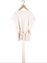 BATONER | ソリッドウールリブサイドオープンベスト