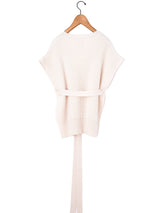 BATONER | ソリッドウールリブサイドオープンベスト