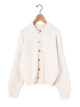 BATONER | カシミヤフォックス ポロカーディガン