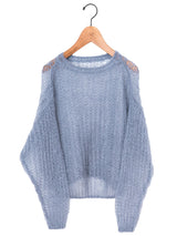 BATONER |フラッフィーモヘア ボートネック