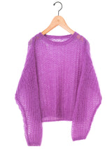 BATONER |フラッフィーモヘア ボートネック