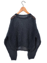 BATONER |フラッフィーモヘア ボートネック