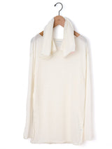 GGG | Roll Neck Long Sleeve Pull Over with Stole 02-01-1756