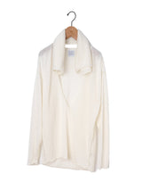 GGG | Deep V Neck Long Sleeve Pull Over with Stole 02-01-1757