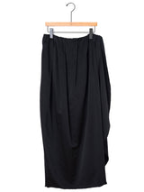 BOWTE | コットンシルク ウォッシュドサテン タックドエッグ マキシスカート