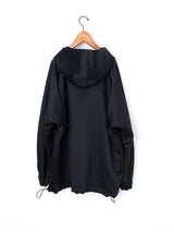 BOWTE | ボリュームサテン フーディブルゾン