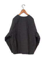 kagure | コットン中綿ノーカラーショートコート