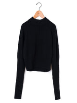 SEEALL | RIB SLEEVE SWEATER