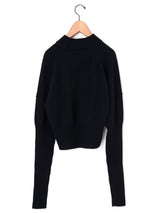 SEEALL | RIB SLEEVE SWEATER