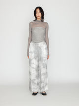 enrica | 沖縄顔料染めコットンシルクパンツ