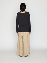 GGG | Roll Neck Long Sleeve Pull Over with Stole 02-01-1756