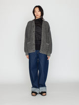 BATONER | カシミヤフォックスVカーディガン