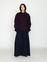 BOWTE | イタリアンヤーン アイリッシュカシミヤ メランジ クルーネック