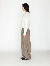 BATONER | ラミーウール スキッパーニット