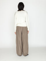 BATONER | ラミーウール スキッパーニット