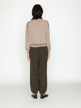 BATONER | ラミーウール クルーネックニット