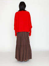 BATONER | カシミヤフォックスフィンガーホールボートネック