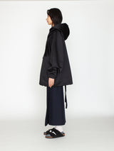 BOWTE | ボリュームサテン フーディブルゾン