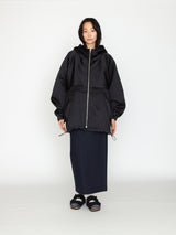 BOWTE | ボリュームサテン フーディブルゾン