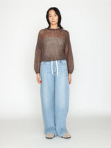 BATONER |フラッフィーモヘア ボートネック