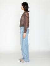 BATONER |フラッフィーモヘア ボートネック