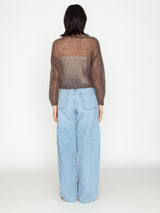 BATONER |フラッフィーモヘア ボートネック