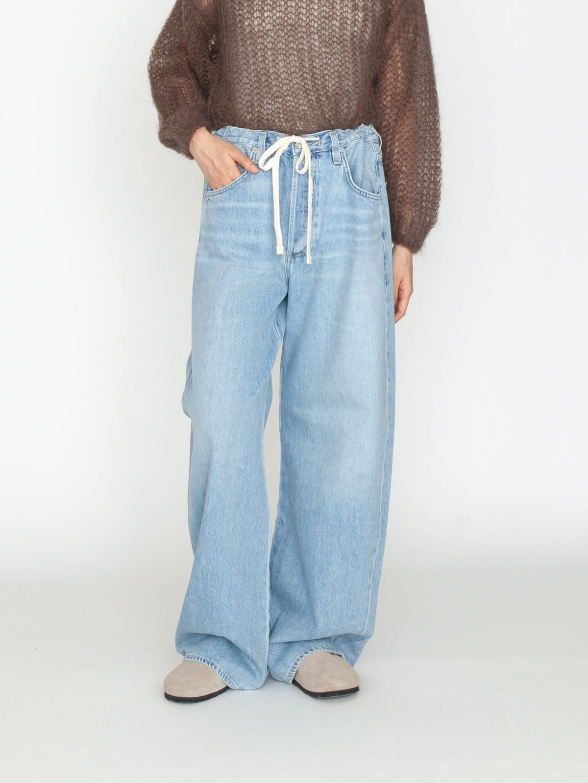 CITIZENS of HUMANITY | BRYNN TROUSER IN BLUE LACE (ORGANIC COTTON)2069