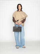 ORSETTO | 01-158-02 SCATOLA スクエアハンドバッグ